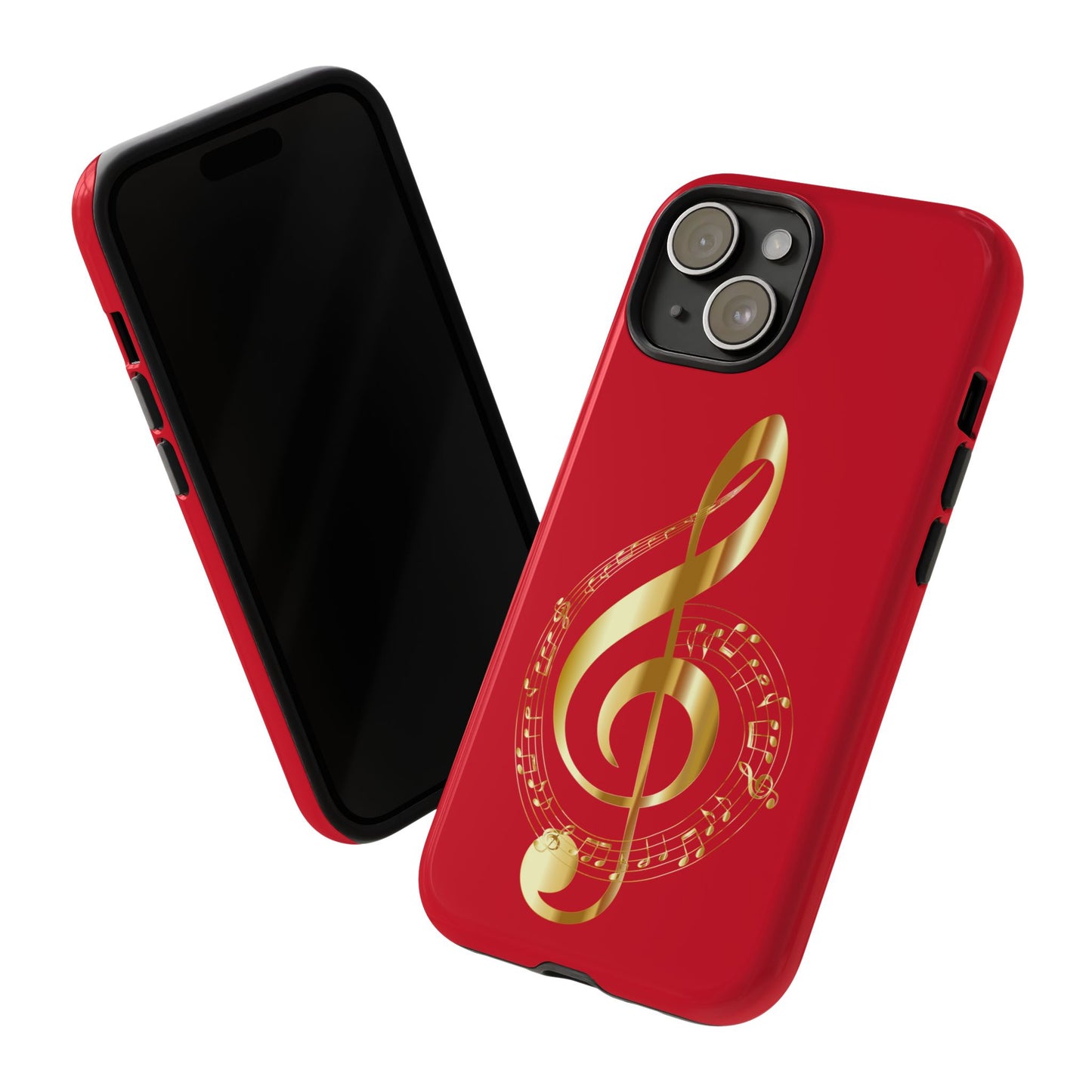 Tough Cases - Red Musical Note
