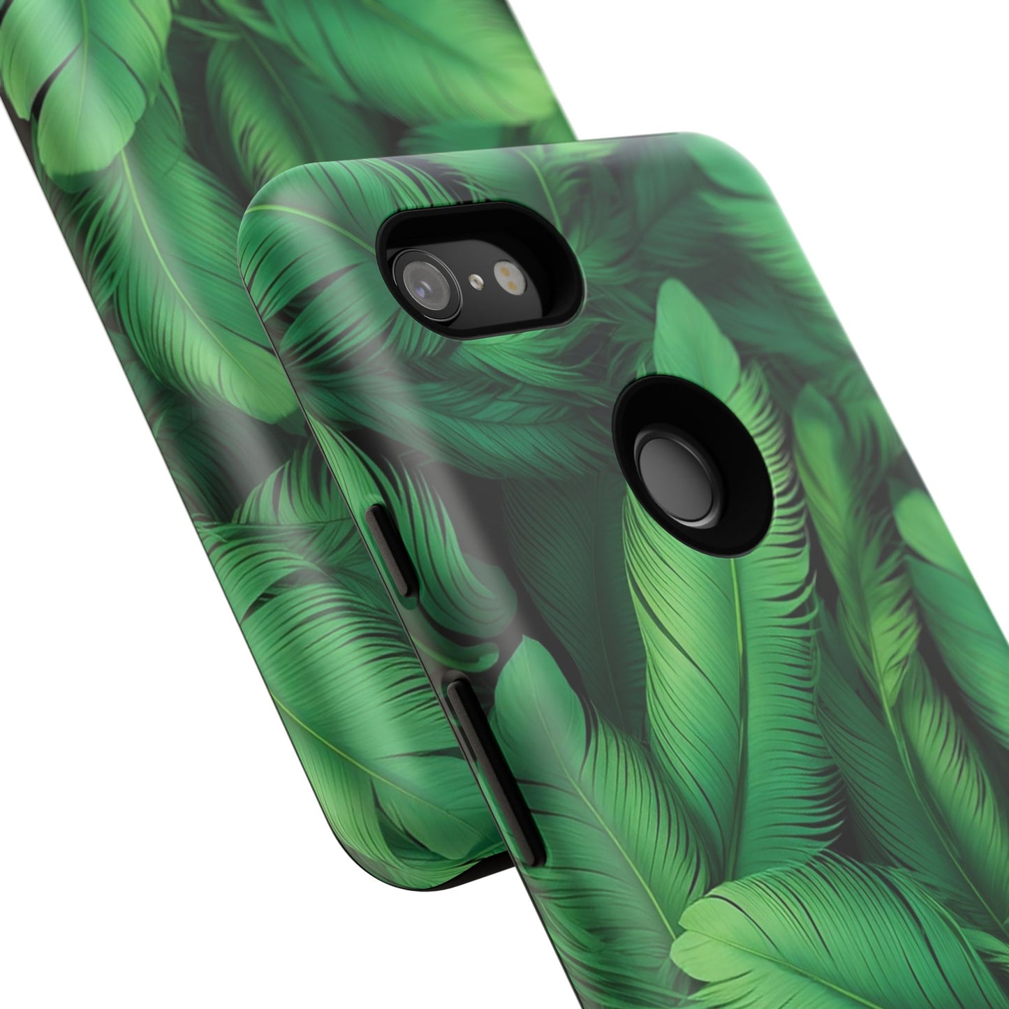 Tough Cases - Tropical Leaf Phone Case, Nature-inspired, Phone Accessory, Gift for Her, Jungle Theme, Eco-Friendly