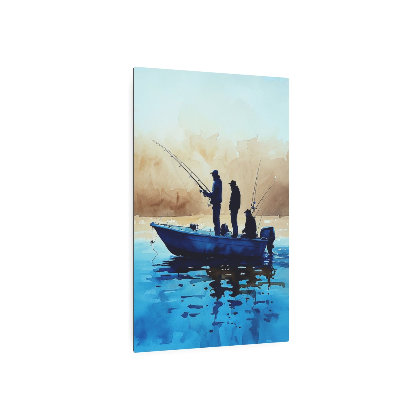 Fishing Metal Art Sign - Perfect Gift for Fishermen, Man Cave Decor, Nautical Wall Art, Outdoor Enthusiast Gift, Fishing Lover Decor