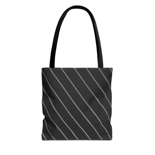 Stylish Striped Tote Bag, Fashionable Eco-Friendly Shopper