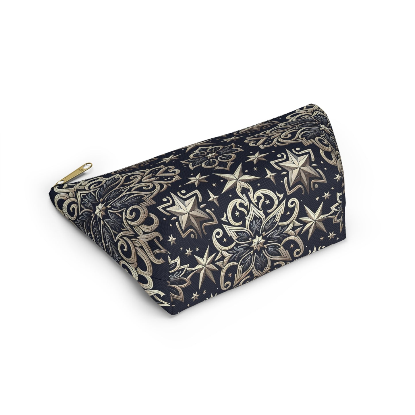 Elegant Starry Pattern Accessory Pouch | Makeup Bag, Travel Organizer, Gift for Her, Stylish Storage, Cosmetology Essentials