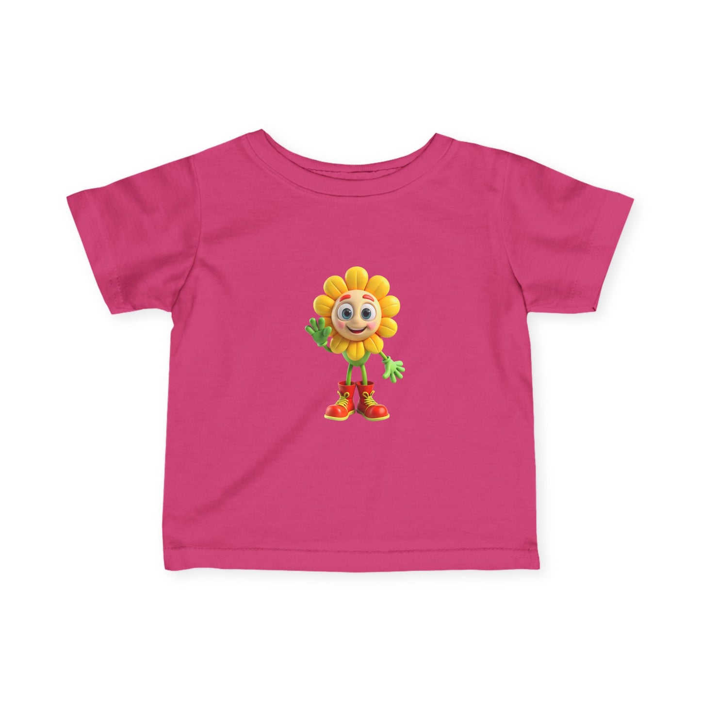 Sunshine Character Infant Tee, Cute Kids Shirt, Baby Gift, Toddler Apparel, Spring Outfit, Flower Design Tee