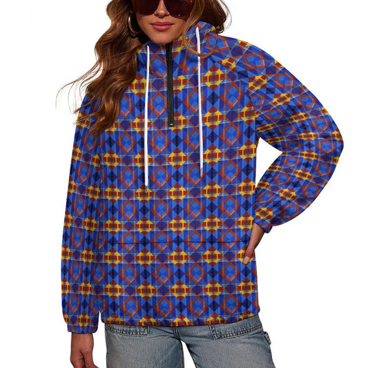 Double-Layered Hoodie with Pockets(All-Over Printing)