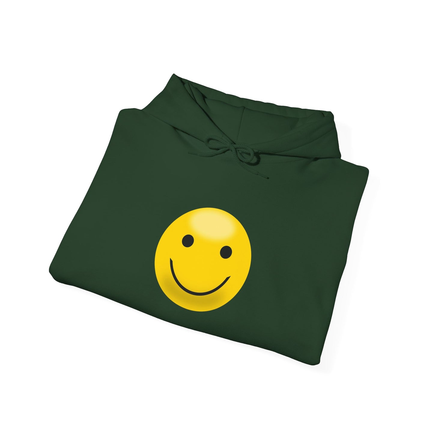 Smiley Face Hooded Sweatshirt, Unisex Cozy Hoodie, Casual Streetwear, Perfect Gift for Friends, Happy Apparel for Everyday Wear