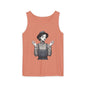 Bohemian Chic Tank Top with Artistic Print, Casual Summer Wear