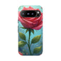 Floral Phone Case, Tough Cases with Elegant Rose Design, Stylish iPhone Cover, Rose Flower Gift for Nature Lovers, Unique Mobile Accessories