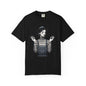 Gothic Striped Graphic Unisex T-Shirt, Edgy Casual Wear