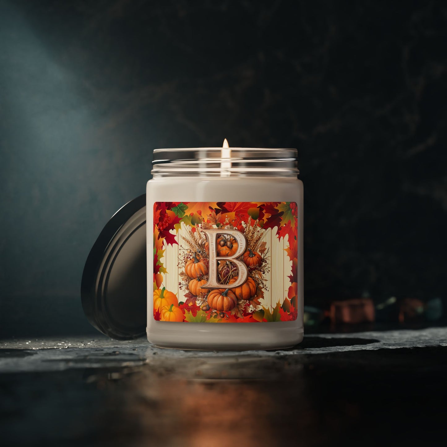 Scented Soy Candle, 9oz - Letter B