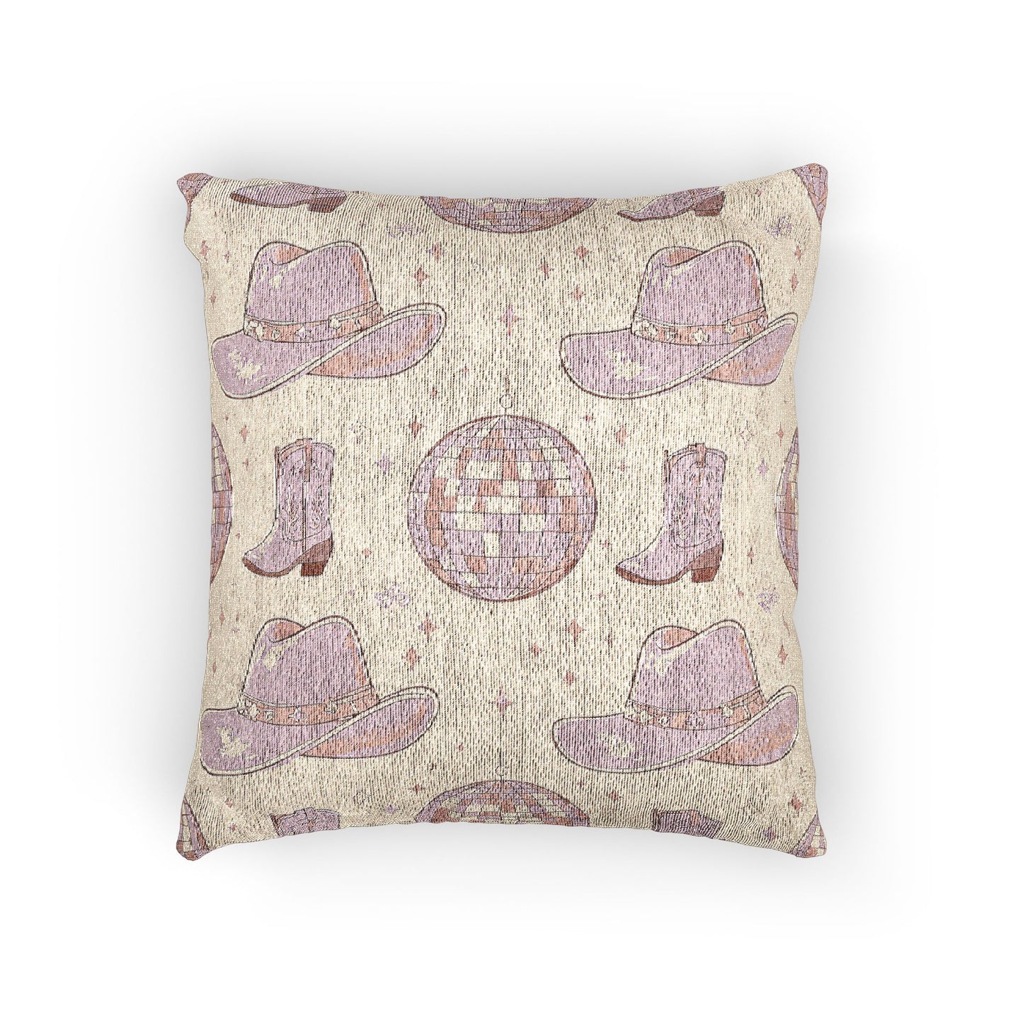 Rustic Western Woven Pillow, Cozy Home Decor, Farmhouse Chic Cushion, Gifts for Cowgirls, Boho Living Room Accent, Country Style Throw [...]