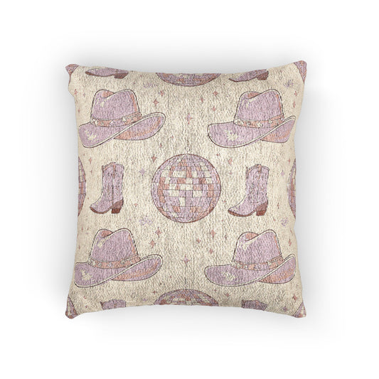 Rustic Western Woven Pillow, Cozy Home Decor, Farmhouse Chic Cushion, Gifts for Cowgirls, Boho Living Room Accent, Country Style Throw [...]