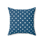 Polka Dot Throw Pillow - Cozy Home Accent, Decorative Cushion, Comfortable Decor, Gift for Housewarming, Nursery, Living Room