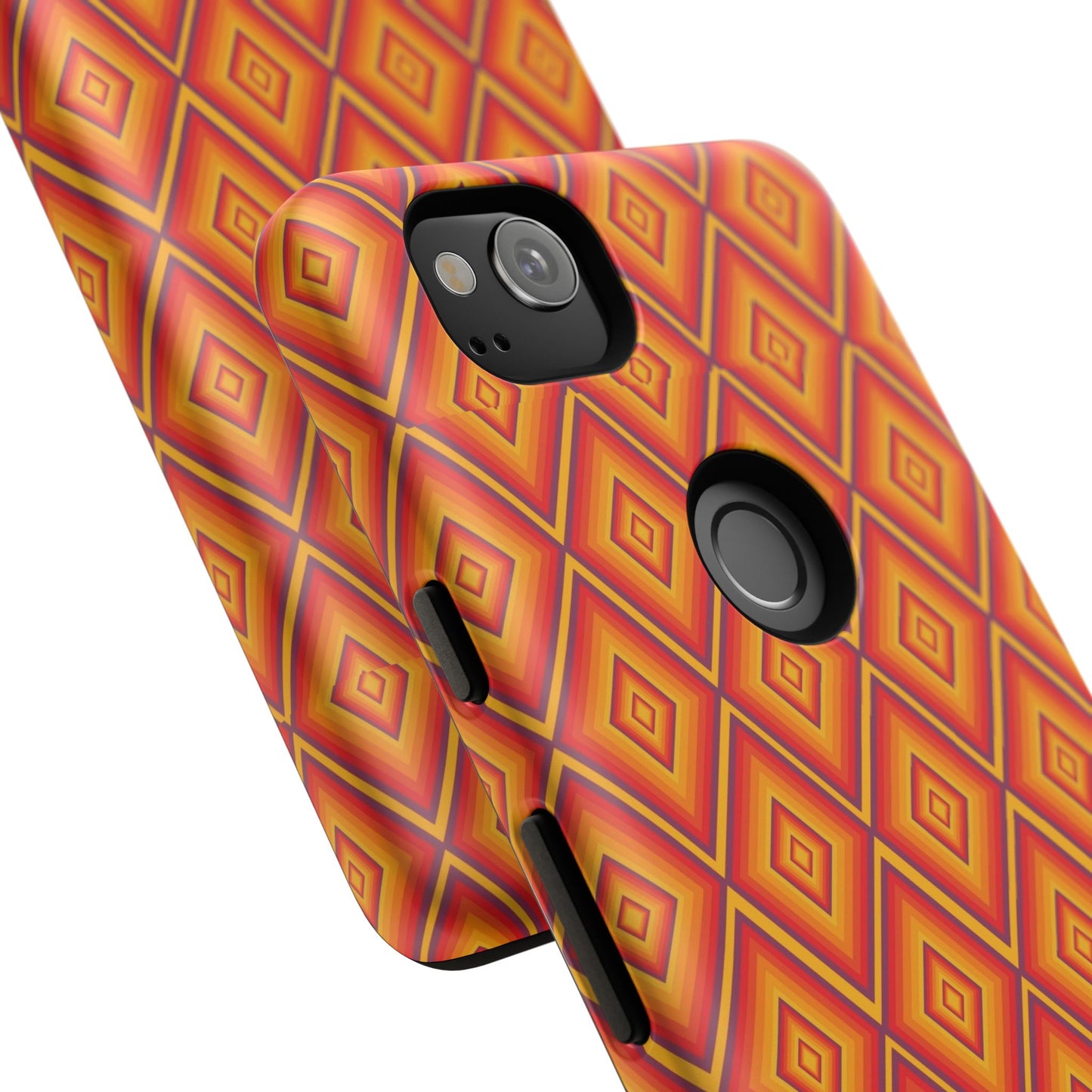 Geometric Phone Case, Tough Cases for Protection, Stylish Smartphone Cover, Vibrant Patterned Phone Accessory, Unique Gift Idea, [...]