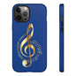 Tough Cases Blue and Gold Musical Note