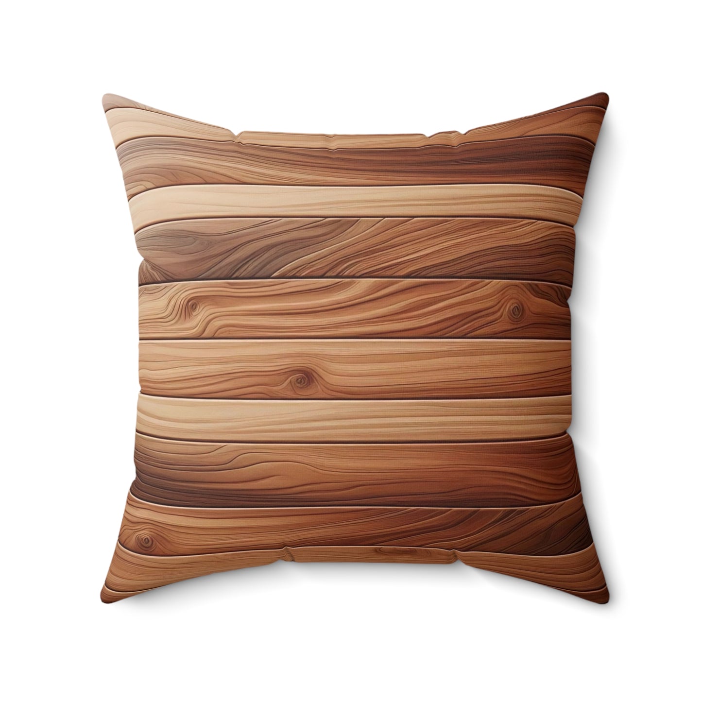 Rustic Wood Pattern Pillow - Cozy Home Decor, Boho Cushion, Farmhouse Style, Gift for Nature Lovers, Living Room Accent