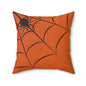 Halloween Spider Web Pillow, Cozy Fall Decor, Spooky Home Accent, Decorative Throw Cushion, Halloween Party Gift