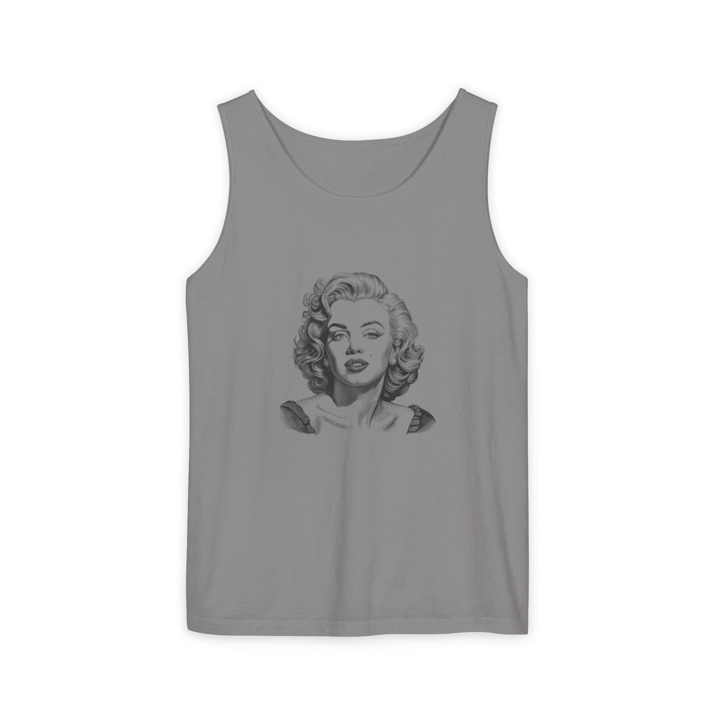 Vintage Marilyn Monroe Tank Top for Unisex, Retro Beachwear, Summer Casual Style, Gift for Movie Lovers, Classic Graphic Apparel