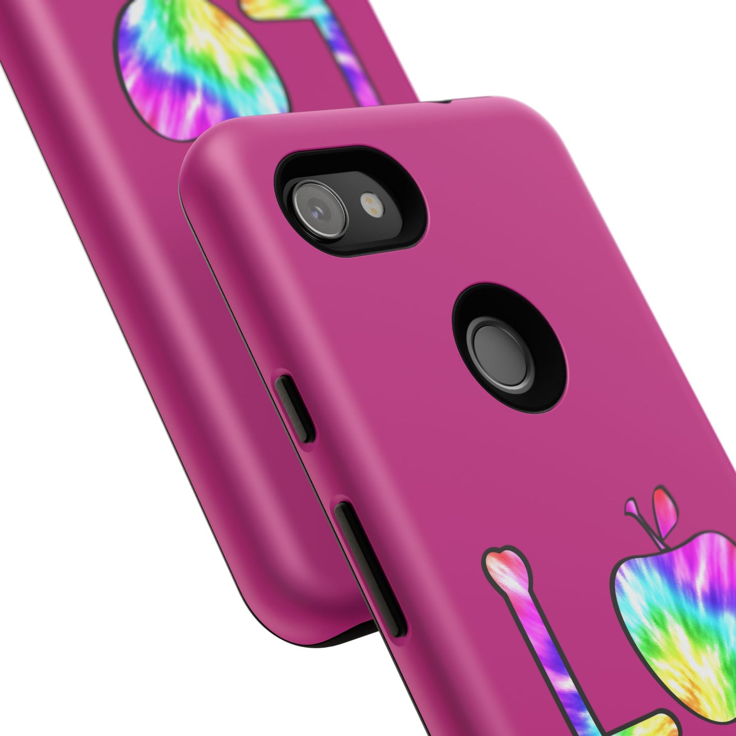 Colorful Love Phone Case, Tough Cases for iPhone, Cute Phone Accessory, Gift for Her, Summer Vibe Phone Cover
