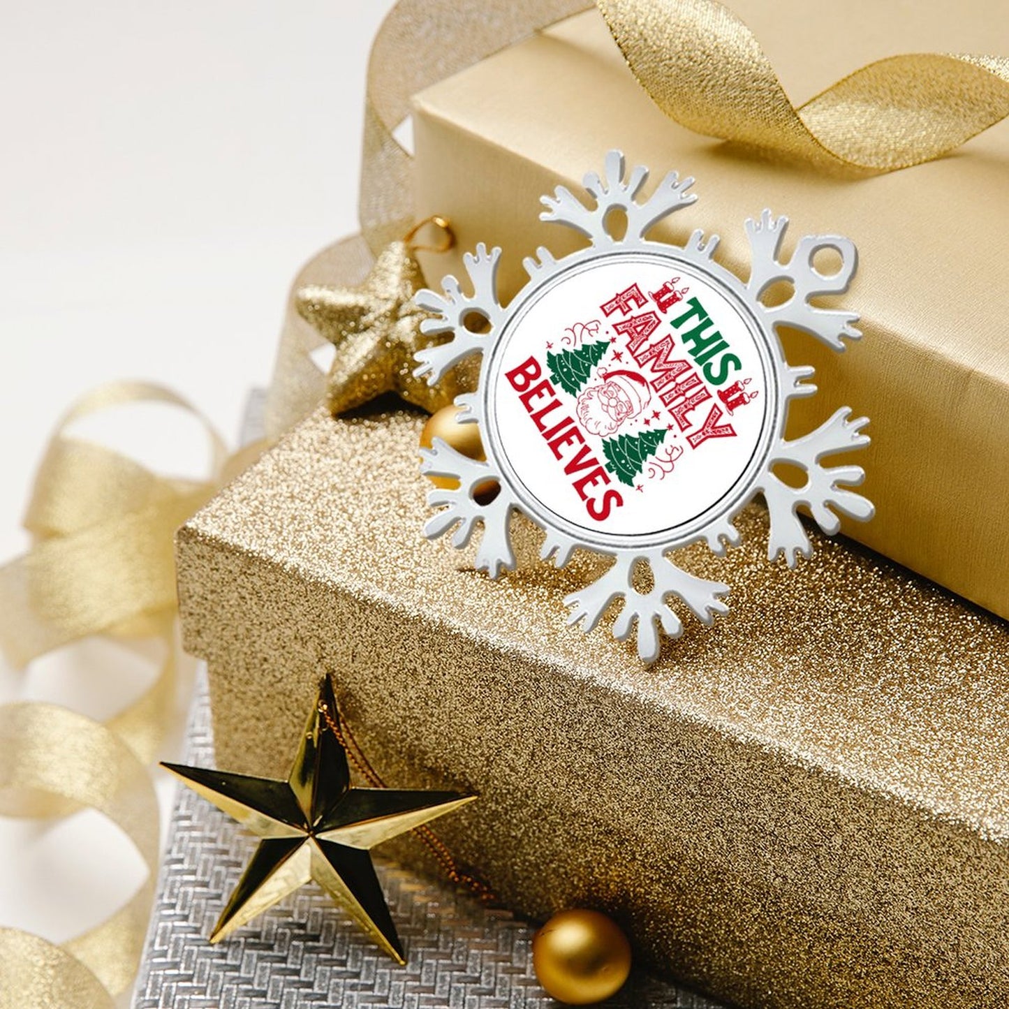 Aluminium Snowflake Decorations