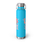 22oz Insulated Bottle — Red 'LOVE' Floral Valentine Water Bottle