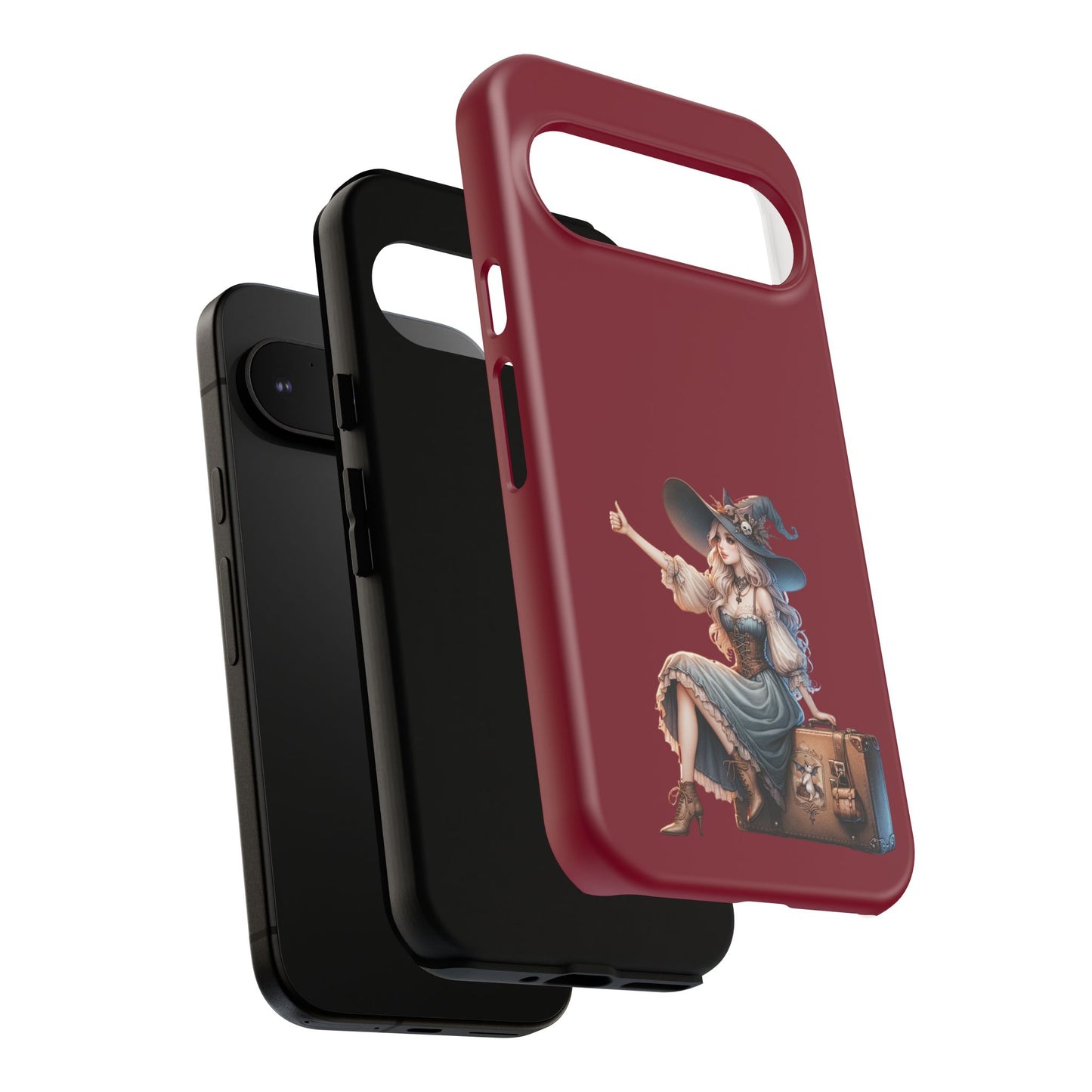Witchy Phone Case - Magical, Durable - Halloween Gift, Cosplay Accessory, Cute Witch Design
