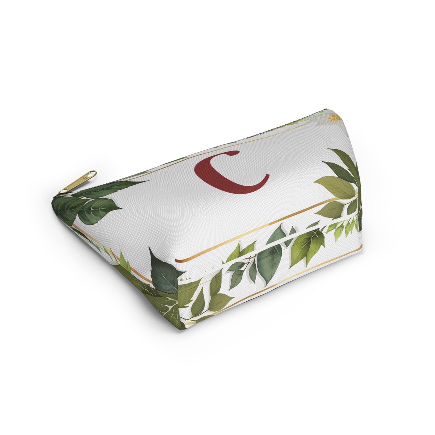 Copy of Personalized Floral Accessory Pouch, Makeup Bag, Gift for Her, Initial Pouch, Travel Organizer, Custom Cosmetic Bag