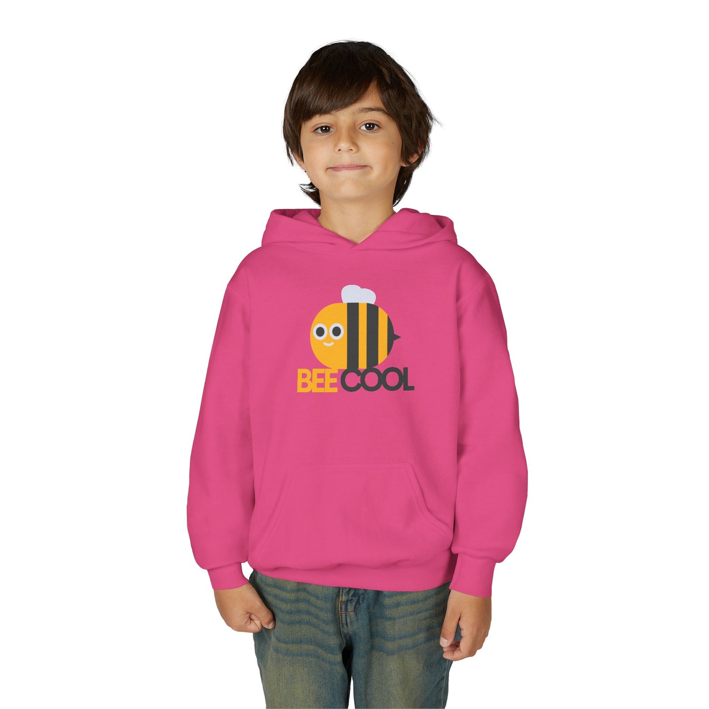 Youth Heavy Blend Hooded Sweatshirt - Bee Cool
