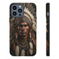 Native American Art Phone Case, Strong Culture Design, Unique Gift for Him or Her, Tough Cases, Customizable Protector, Tribal Style
