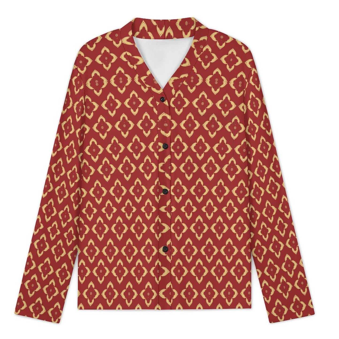 Women's V-Neck Pajama Set