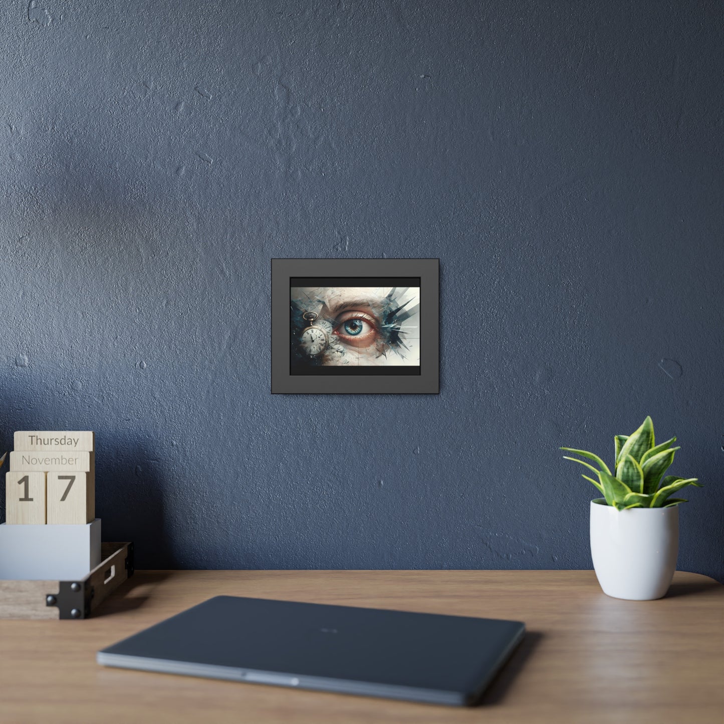 Surreal Eye Art Framed Poster