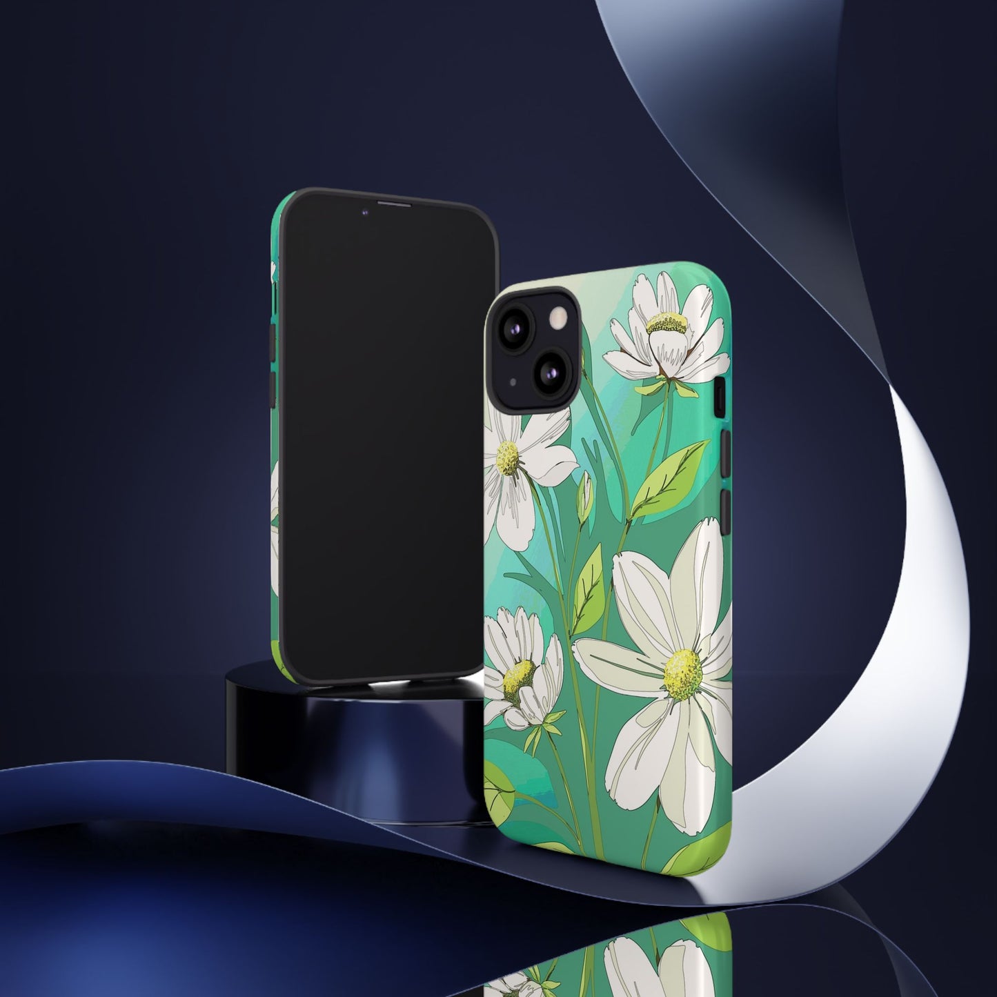 Floral Phone Case, Tough Cases, Flower Design, Nature Inspired, Eco-Friendly Cover, Unique Gift for Her, Spring Accessories