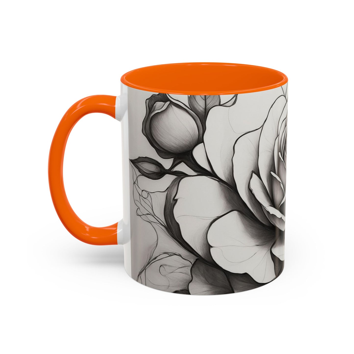 Elegant Floral Coffee Mug - Perfect Gift for Flower Lovers, Mother's Day, Birthdays, Home Decor, Office Use