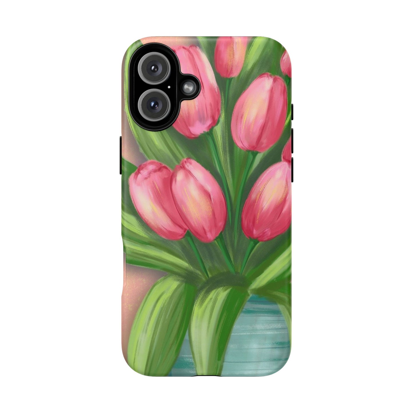 Floral Phone Case with Vibrant Tulips - Tough Cases for Garden Lovers, Spring Gifts, Nature Enthusiasts, Unique Gadget Accessories, [...]