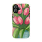 Floral Phone Case with Vibrant Tulips - Tough Cases for Garden Lovers, Spring Gifts, Nature Enthusiasts, Unique Gadget Accessories, [...]