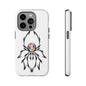 Spider Phone Case, Tough Cases, Stylish Accessory, Gift for Teens, Unique Design, Halloween Decor