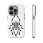 Spider Phone Case, Tough Cases, Stylish Accessory, Gift for Teens, Unique Design, Halloween Decor