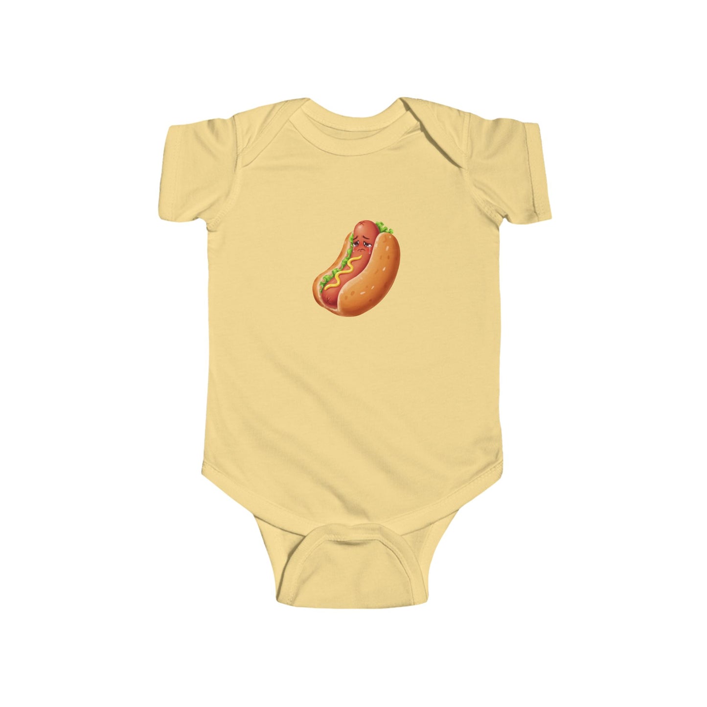 Cute Hot Dog Infant Bodysuit Onesie