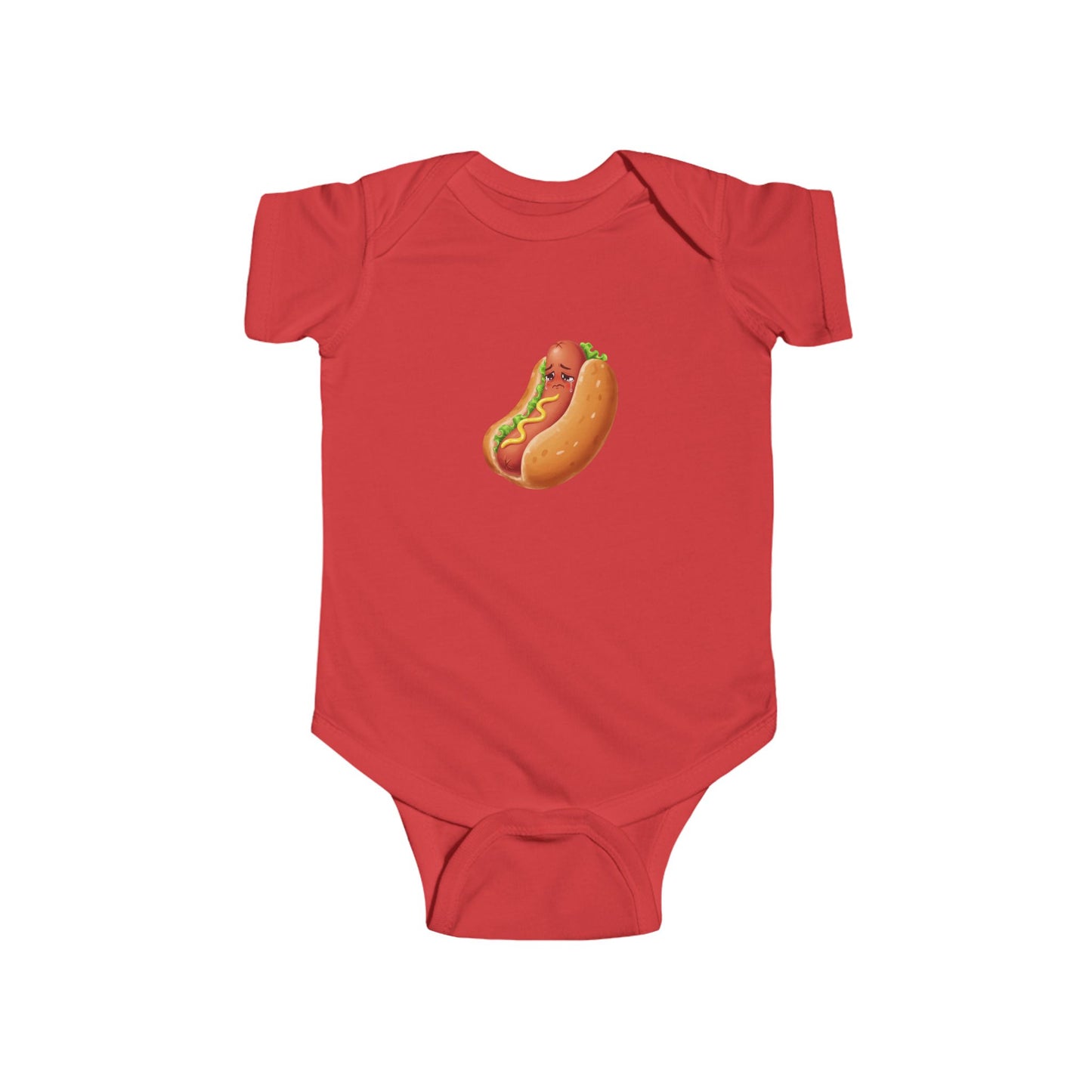 Cute Hot Dog Infant Bodysuit Onesie