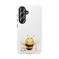 Bee Phone Case, Cute Bee Design, Tough Phone Cover, Gift for Nature Lovers, Floral Bee Mobile Case, Bee-themed Accessory