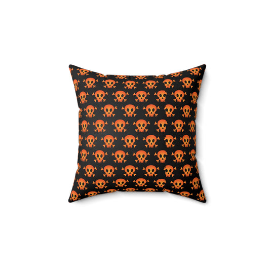 Spun Polyester Square Pillow - Halloween