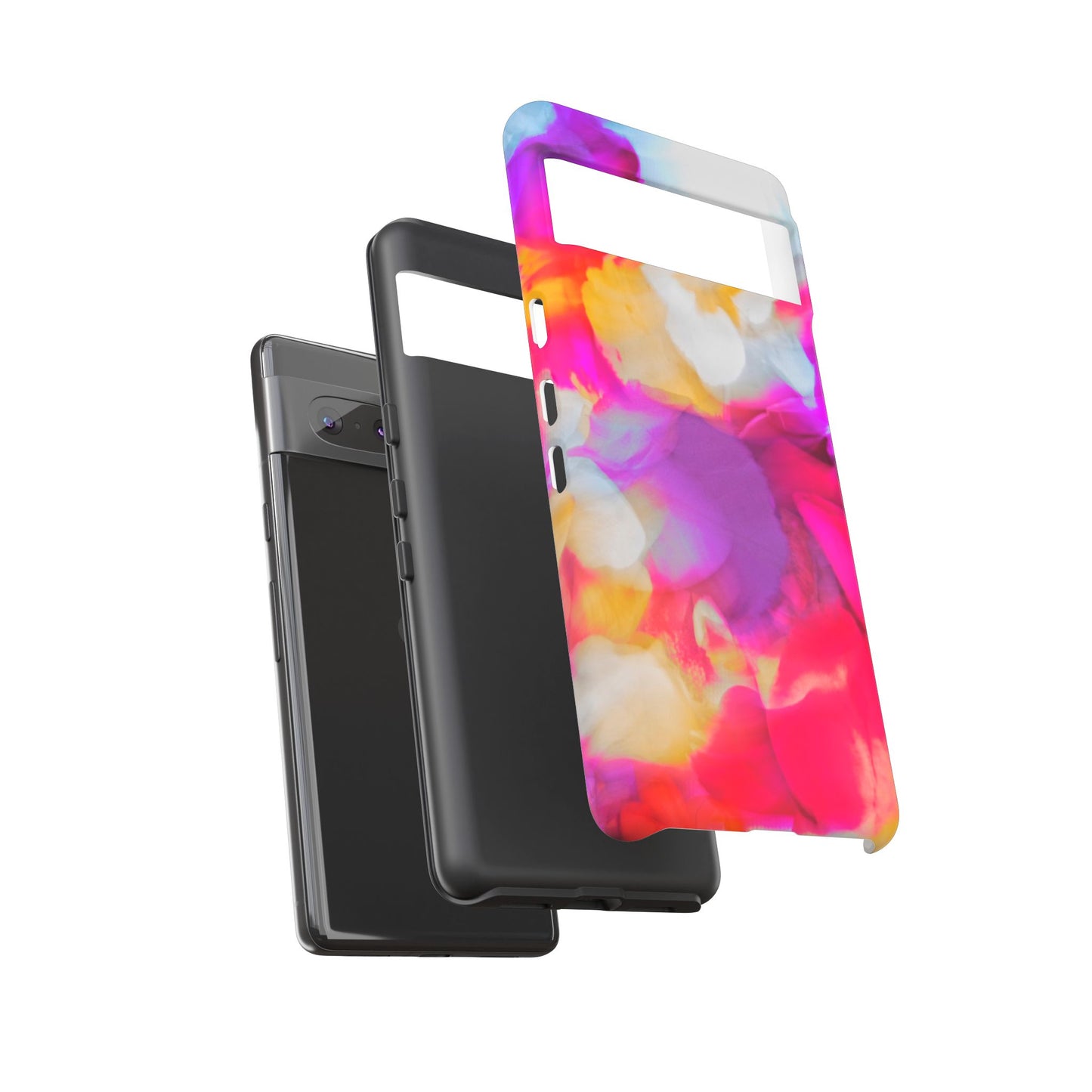 Floral Phone Case: Stylish Art for Your Device, Tough Cases, Gift for Her, Flower Print, Trendy Accessories, Phone Protection