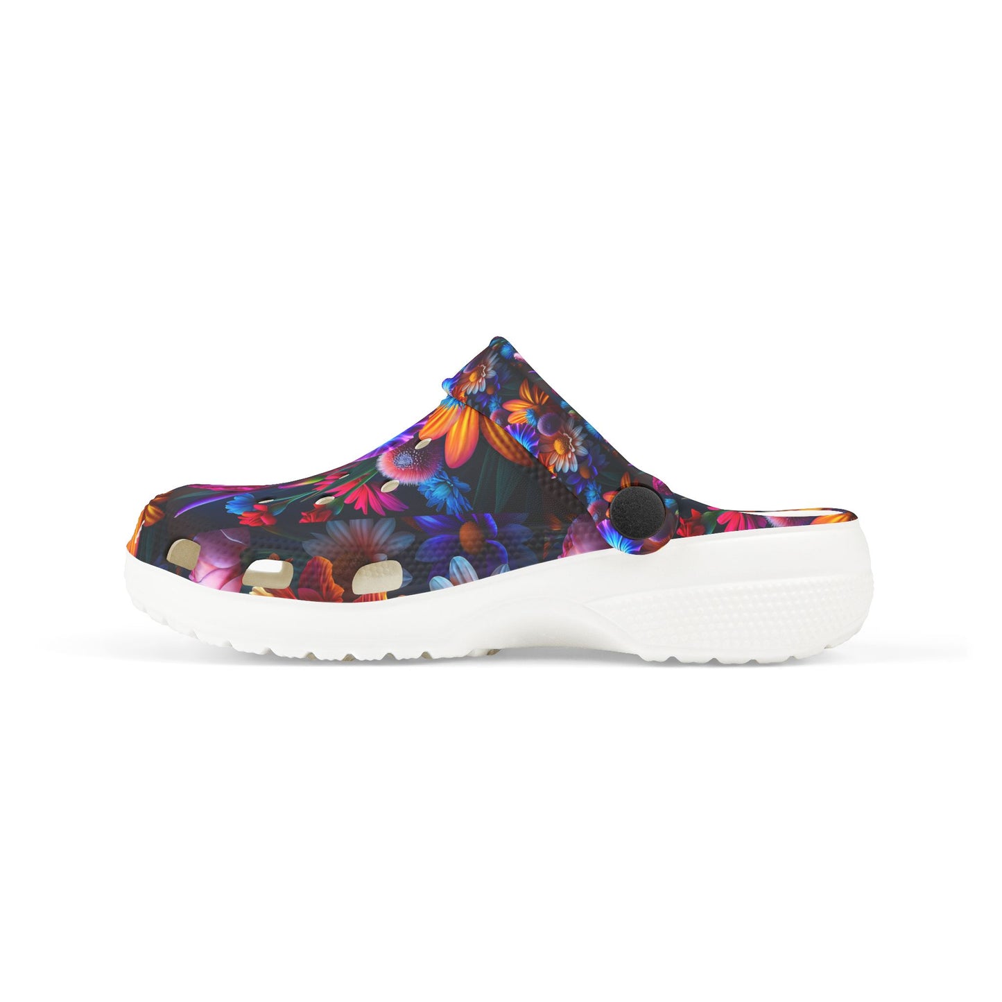 Colorful Kid's EVA Foam Clogs, Fun Playtime Footwear, Summer Outdoor Shoes, Floral Pattern Kids Shoes, Garden Clogs, Bright Kids Footwear