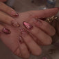 French Minimalist Nude Pink Almond Short Press On Nails