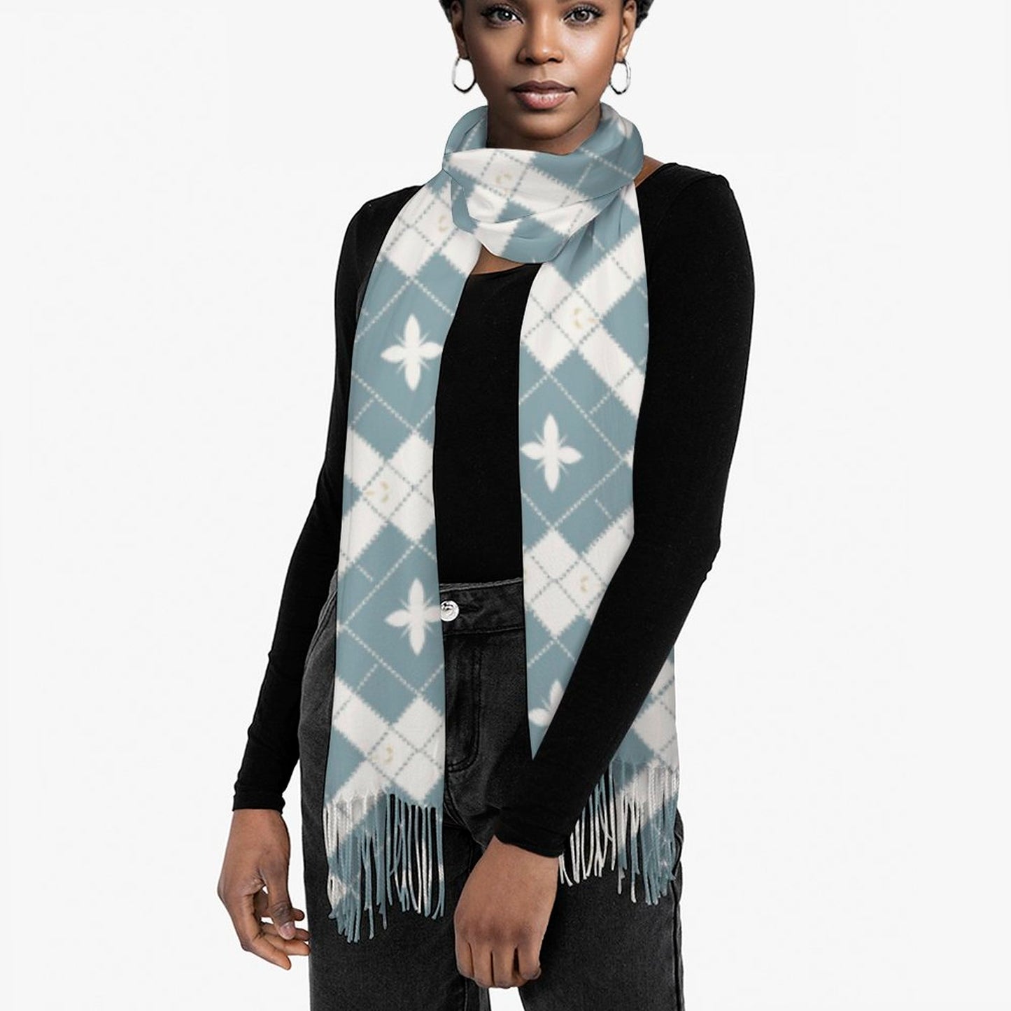 Cashmere-like Tassel Scarf