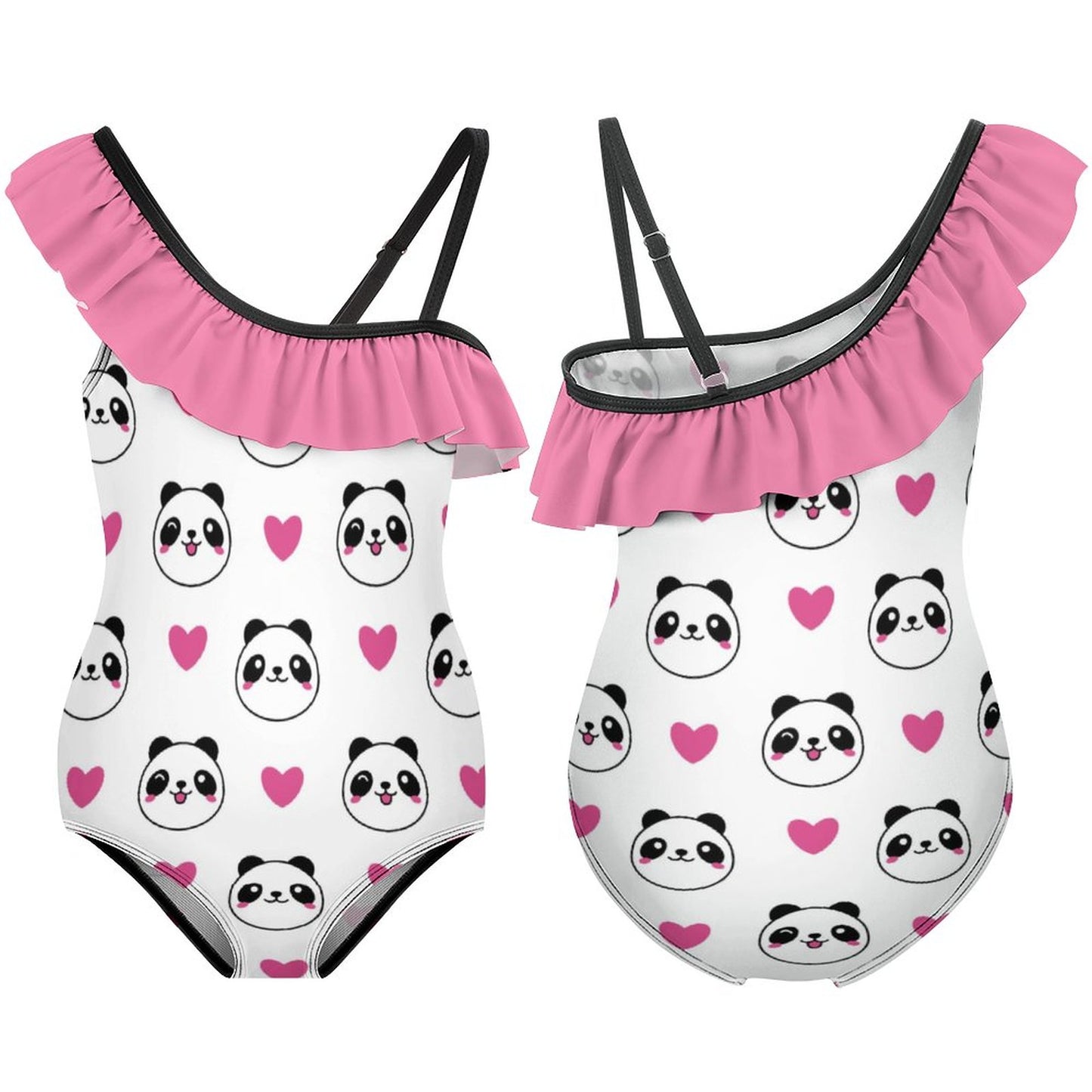 Ruffled One-Piece Swimsuit for Girls