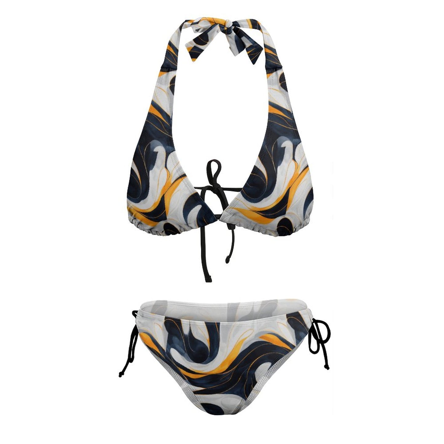 Two Piece Halter Swimsuit