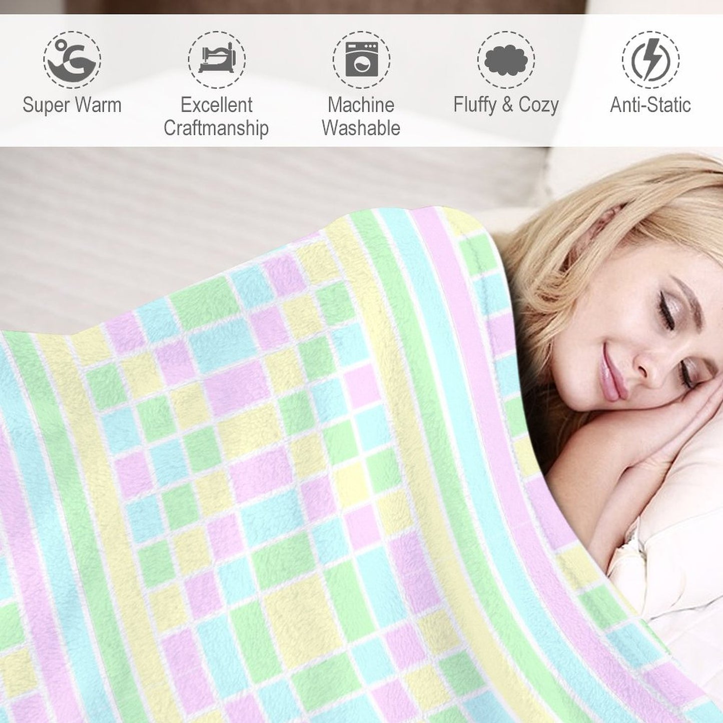 Flannel Blanket (One-sided Printing)-40"×50"