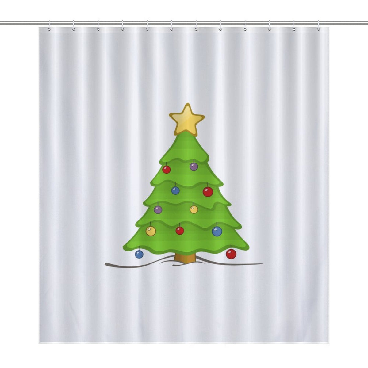 Christmas Tree Shower Curtain