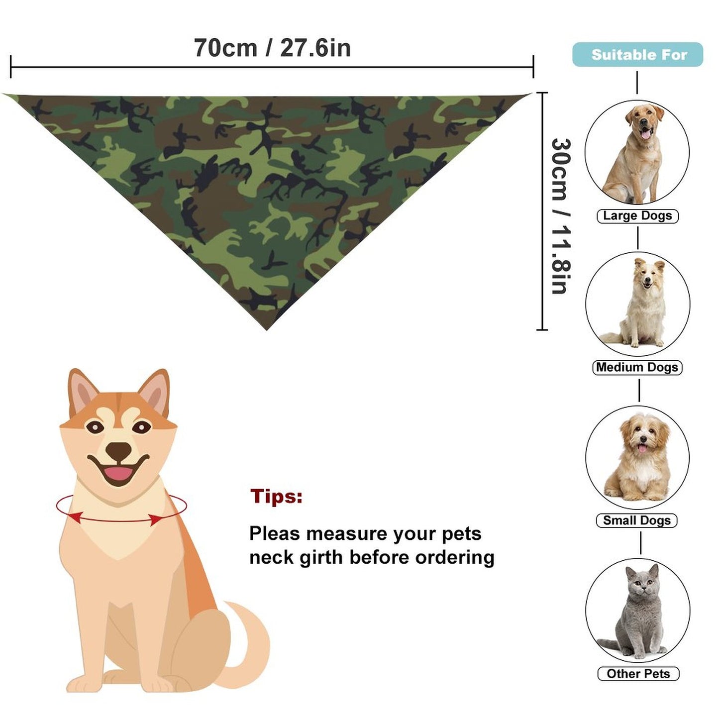 Dog Bandana - Camo