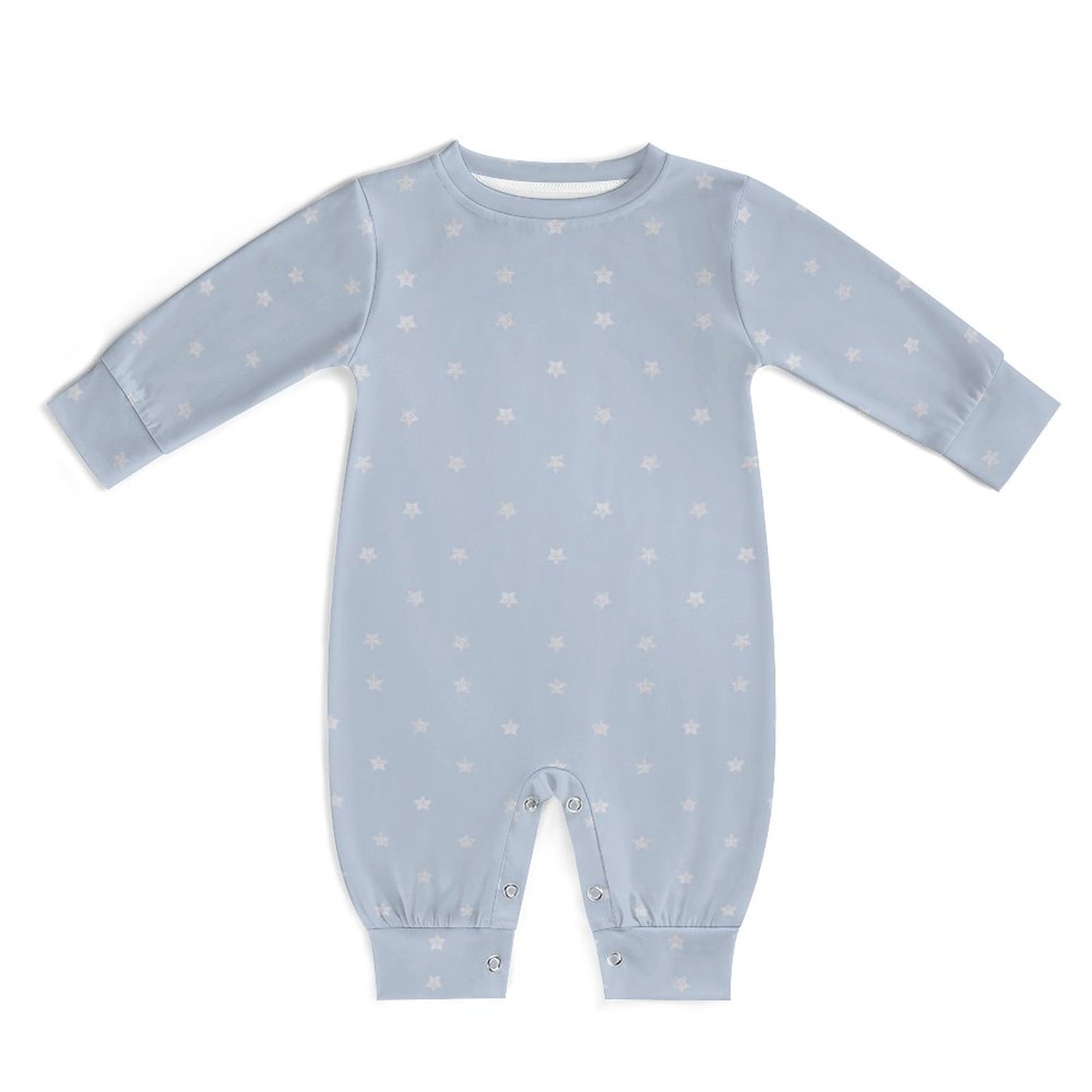 Baby Romper Blue White Stars