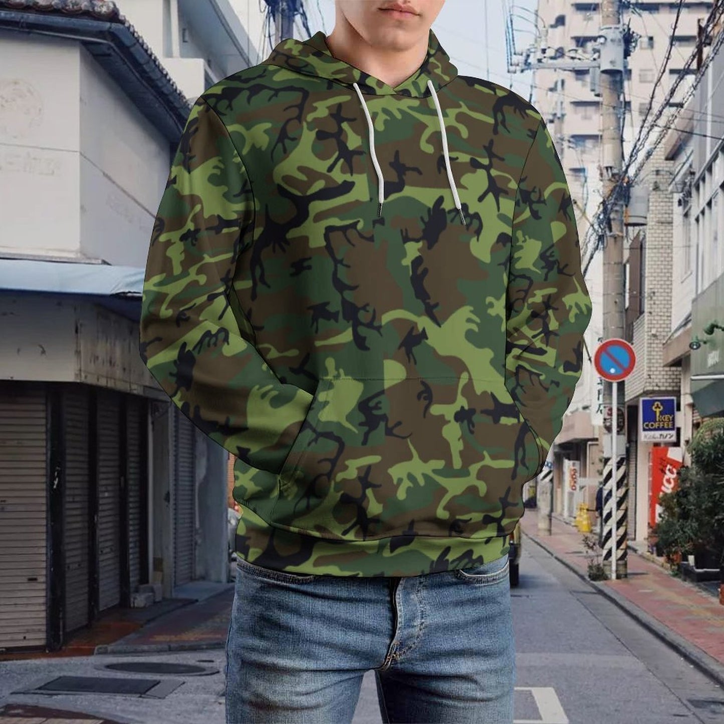 Men's Cool Hoodie with Double-layer Cap